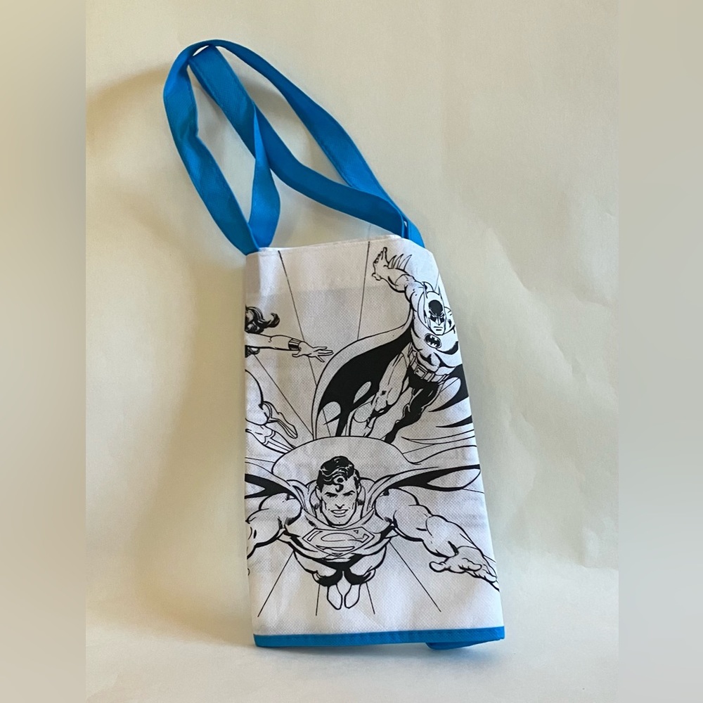 Justice League Color Your Own Tote Bag
